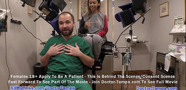  $CLOV Become Doctor Tampa While He Examines Kalani Luana For New Student Physical At Tampa University! Full Movie At GirlsGoneGyno.com